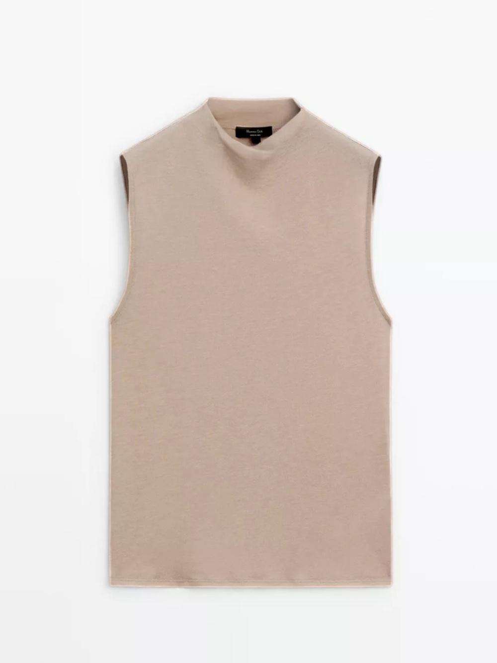 Massimo Dutti Wool Blend Funnel Tank
